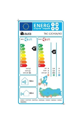 Aura 12000 BTU Duvar Tipi Inverter Klima