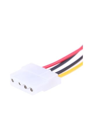 4843 Sata Kasa Hdd Dişi Erkek 4 Pin Power Molex Güç Kablosu 20 Cm