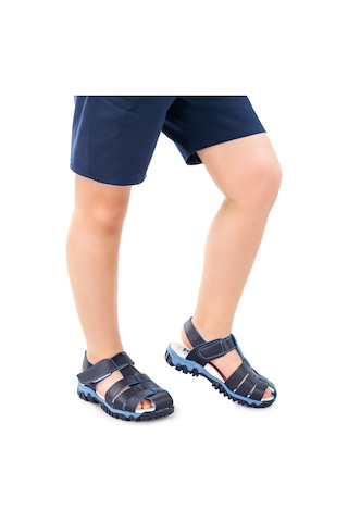 Kiko Kids Erkek Çocuk Sandalet Arz 2356 Lacivert