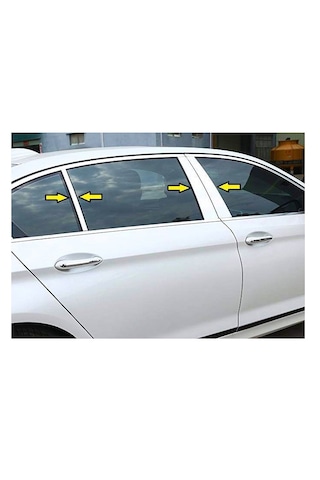 Renault Megane 4 Krom Cam Direği Sağ Sol Takım 6 Prç 2016-2025 Uyumlu