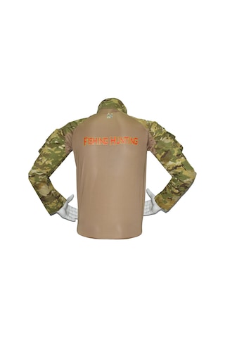 Combat Tişört Fishing M003 Avcı Balıkçı Turna Çok Renkli