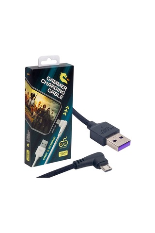 Powerway Gm1 Usb 3.1 Amper Örgülü Samsung Uyumlu Gamıng Oyuncu Kablosu