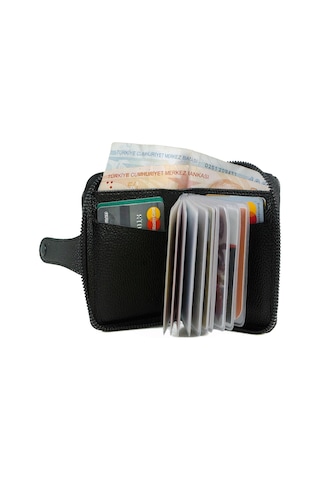 Hobimtek Ht-70 17 Adet Kartlık ve Kağıt Para Bölmeli Suni Deri Erkek Cüzdan