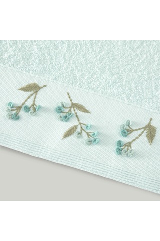 Linens Oline Pamuk 50x85 Cm Yüz Havlusu Mint 450 G/m²