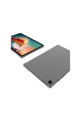 Galaxy Tab A9 Kılıf Uyumlu Zore Tablet Nitro Anti Shock Silikon Kapak-renksiz Tablet Kılıfı