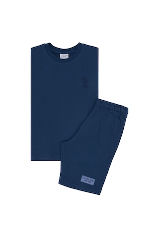 U.s. Polo Assn. Erkek Çocuk İndigo Pijama Takım 50310802-vr028 İndigo