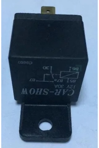 Role 5 Uclu Siyah 12v/30a Tüm Japon / Kore Araçları İçin Universal Universal -