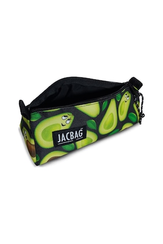 Jacbag Avokado Kız Çocuk Tek Bölmeli Üçgen Okul Ve Ofis Kalem Kutusu Çok RENKLİ