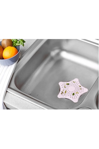 Yıldız Şekilli Lavabo Banyo Küvet Gider Süzgeçi 1 Parça