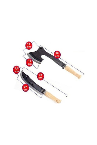 Mager Benzinli Ağaç Kesme Motoru Döküm Çelik Balta+çelik Dağcı Bıçağı+yedek Zincir+eldiven+gözlük