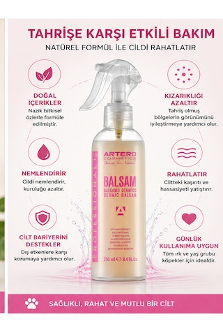 Artero Kızarıklık Yatıştırıcı Ve Rahatlatıcı Köpek Spreyi 250 Ml