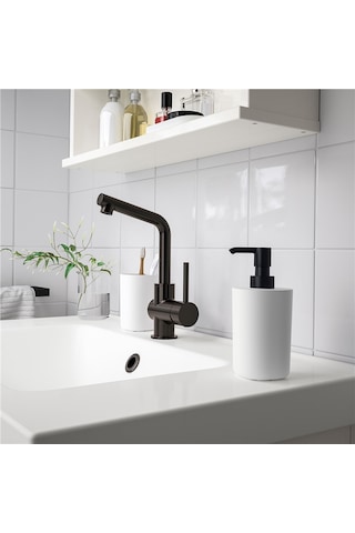 Ikea Storavan Banyo Seti Beyaz 3 Prç. 70429003 Renkli