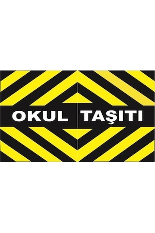 Okul Taşıtı Folyo Baskı 170x100 Cm