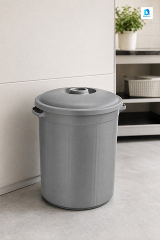 Eko Herkül Çöp Kovası 70 L Plastik Banyo Çöp Kovası Çok Renkli