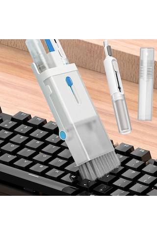 Geeroyoo 7'li Fonksiyonel Elektronik Temizleme Seti - Klavye, Ekran Ve Kulaklık Temizliği İçin Pratik Çözüm