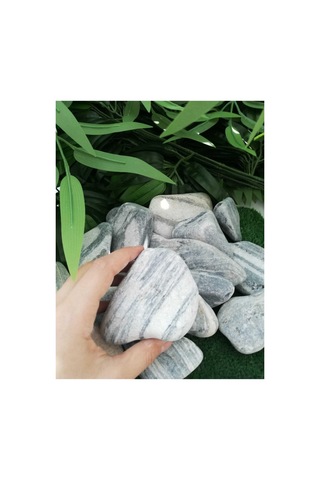 Ekodoğa Siyah Beyaz Çizgili Dolomit Taş 25 Kg 6-10 Cm Bahçe Süs Taşı Dekoratif Sku: Smgstkcb80592675 Açık Altın