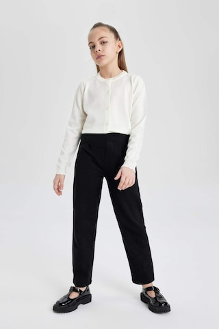 DeFacto Kız Çocuk Straight Fit Pantolon C4593A824SPBK81 Siyah