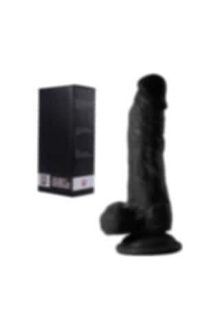 Hızlı Express 17 Cm Vantuzlu Gerçekçi Realistik Zenci Siyah Penis Anal Dildo