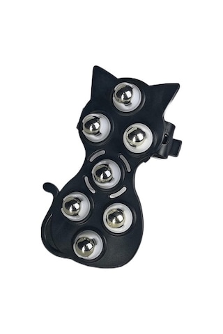 El Tipi Vücut Masaj Eldiven Omuz Sırt Uylukları İçin Tüm Vücut Masaj Aracı Dyw9f9 Siyah