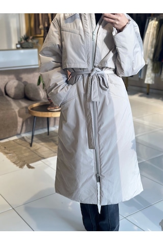 Olla Collection Ekru Astın Kaban Venöve Ekru