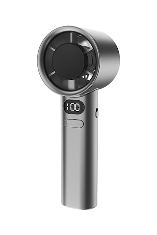 Padalink M11 Taşınabilir Usb Şarjlı Mini Fan - 120 Kademeli Hız Ayarlı, Gri Renk