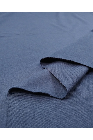 Lacivert 2 İplik Penye Kumaş Sıkı Örgülü Diz Yapmaz Sweatlik & Eşofmanlık En: 160cm-11964