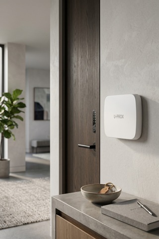 U-prox Extender White Kablosuz Alarm Menzil Artırıcı Sinyal Tekrarlayıcı Beyaz