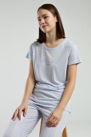 Pierre Cardin Kadın Mavi Pijama Takımı Pc8978-s-v1 Mavi
