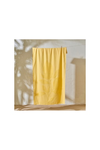 Bella Maison Lemoncello Pamuklu Plaj Havlusu Sarı 70x150 Cm Sarı