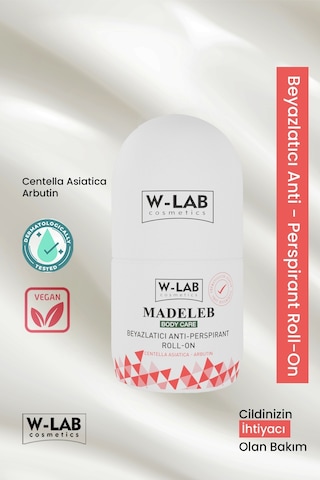 W-Lab Cosmetics Madeleb Body Care Unisex Roll-On 50 ML