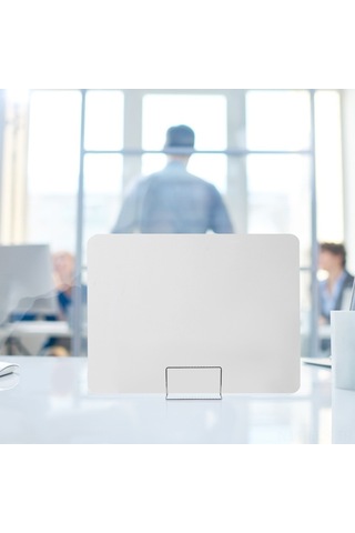 Xindoker 4mm Gümüş Çelik Masa Divitleri - Cam Panel Tutucu, Masa Ekranı Sabitleyici, Mobil Üstün Tutma Os4334 İle Uyumlu Gümüş