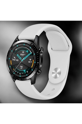 Galaxy Watch Active 2 44mm İçin Uyumlu 20mm Silikon Kordon