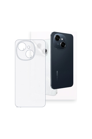 Tecno Spark Go 1s Uyumlu Arka Yüzey Hidrojel Koruyucu Film 88104286