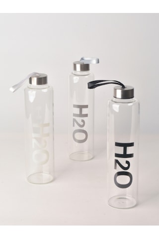 H2o Metal Kapaklı Matara 750 Ml Siyah