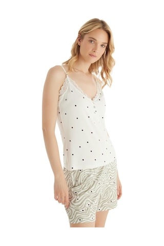 Blackspade Kadın Ring Viskoz İnce Askılı Şortlu Krem Pijama Takımı C8t5n8o15 Krem