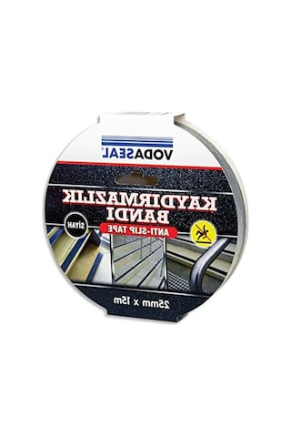 Kaydırmaz Bant, 25mm X 15m, Siyah, Çok Amaçlı Kullanım