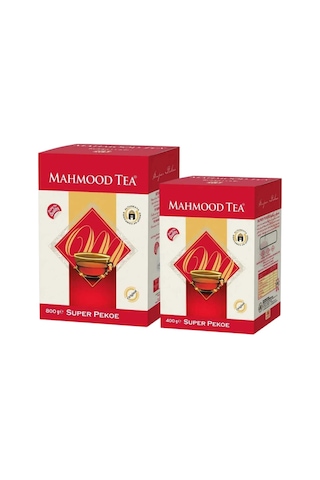 Mahmood Tea Super Pekoe Ithal Seylan Sri Lanka Ceylon Dökme Çayı 400 G + 800 G