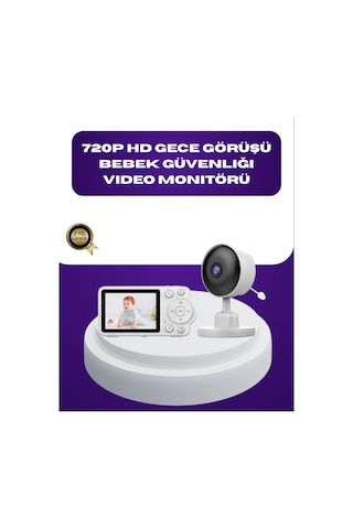 2.8 İnç Ekranlı Bebek Kamerası Gece Görüşlü Ve Sesli İletişim