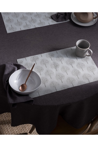 Berthe 4'lü Amerikan Servis - Bej/beyaz 8684427144800 Çok Renkli