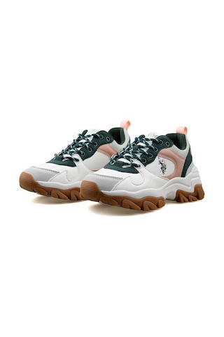U.S. Polo Assn. 4F TRACKY 4PR Kadın Beyaz Sneaker