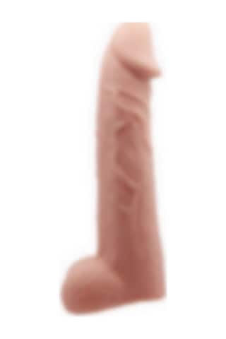 Morgece 8 Cm Dolgulu Damarlı Realistik Penis Kılıfı