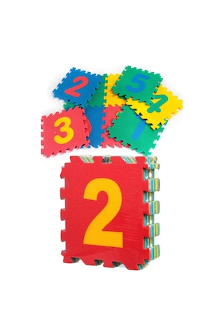 9 Parça Sayılar Puzzle Yer Matı Hem Öğretir Hem Oyun Alanı Hazırlar Oyun Matı Puzzle