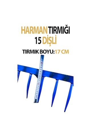 Harman Tırmığı 15 Dişli Metal