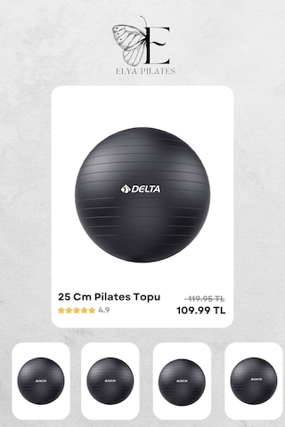 Tüm Vücut Fitnessı İçin İdeal Pilates Seti - Mindere, Dambıla Ve Daha Fazlasına Sahip Siyah