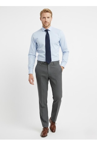 Presto Erkek Slimfit Armürlü Pantolon Siyah 3193-001 Siyah