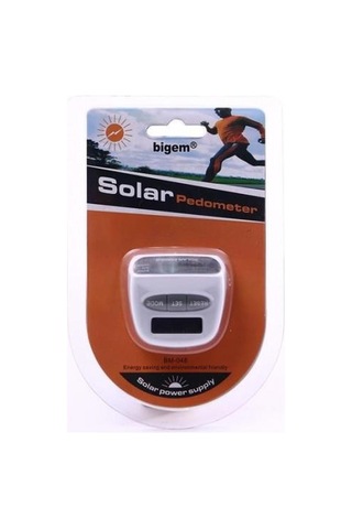 Solar Adımsayar Pedometre Dijital Ekranlı
