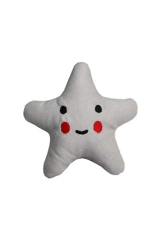 Mata Dogs Star 1 Sesli Peluş Nakışlı Küçük Irk ve Yavru Köpek Oyuncağı 13 CM