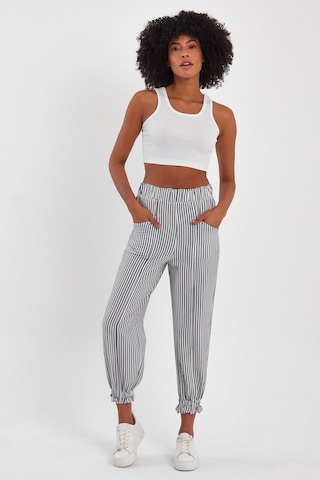 Alexander Gardi Alexandergardı Paçası Büzgülü Jogger Pantolon B23-0065 Mavi