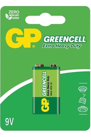 Gp 1604glf Greencell 9 Volt Pil Tekli