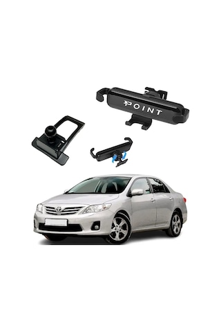 Corolla Araca Özel Cep Telefonu Tutacağı Robotik Oynar Başlıklı 2007 - 2013 Arası Profesyonel Ürün Siyah